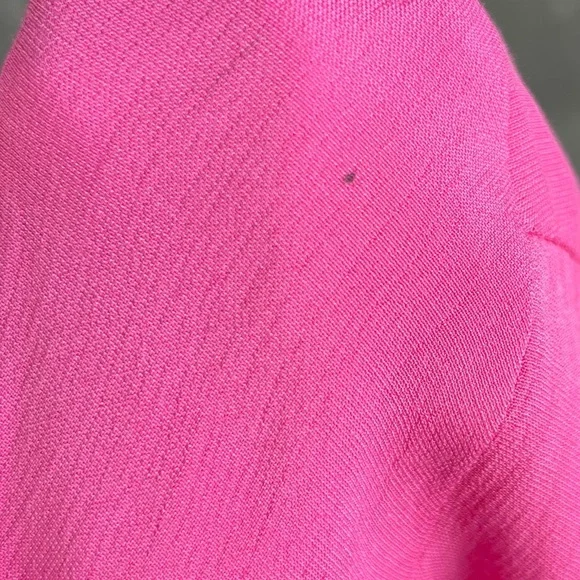 Anthropologie Dress Womens 4 HD In Paris Bell Sleeve Barbie Pink Feminine Mini - Picture 9 of 9